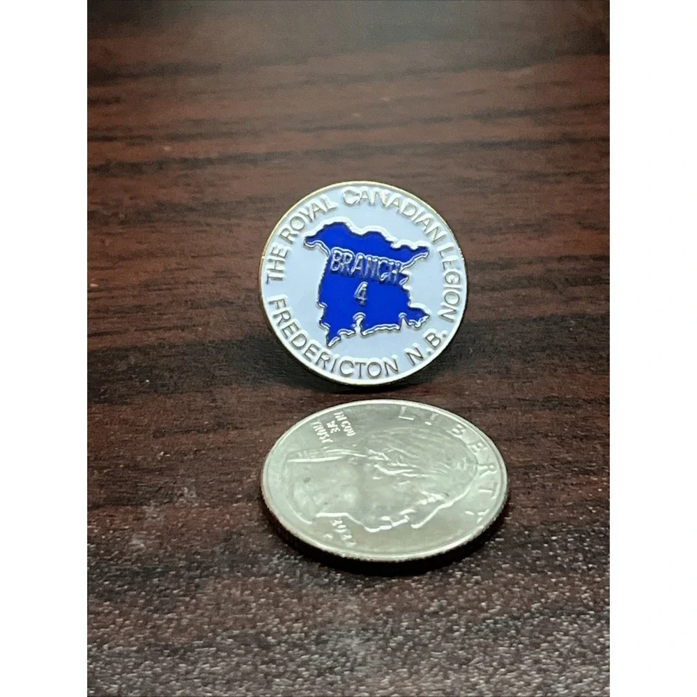 Royal‎ Canadian Legion Branch 4 Fredericton New Brunswick Canada Lapel Hat Pin